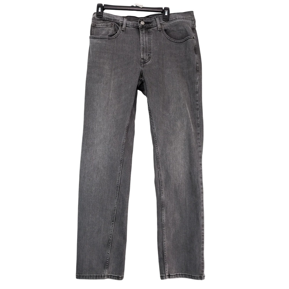 Levi's 559 Relaxed Straight Jeans Mens 33x34 Charcoal Gray Stretch Streetwear